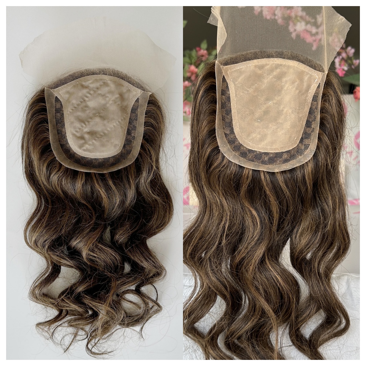 Remy Human Hair Silk Base Topper Nature Color Silk Top With Lace Front Toupee Human Hair for Women